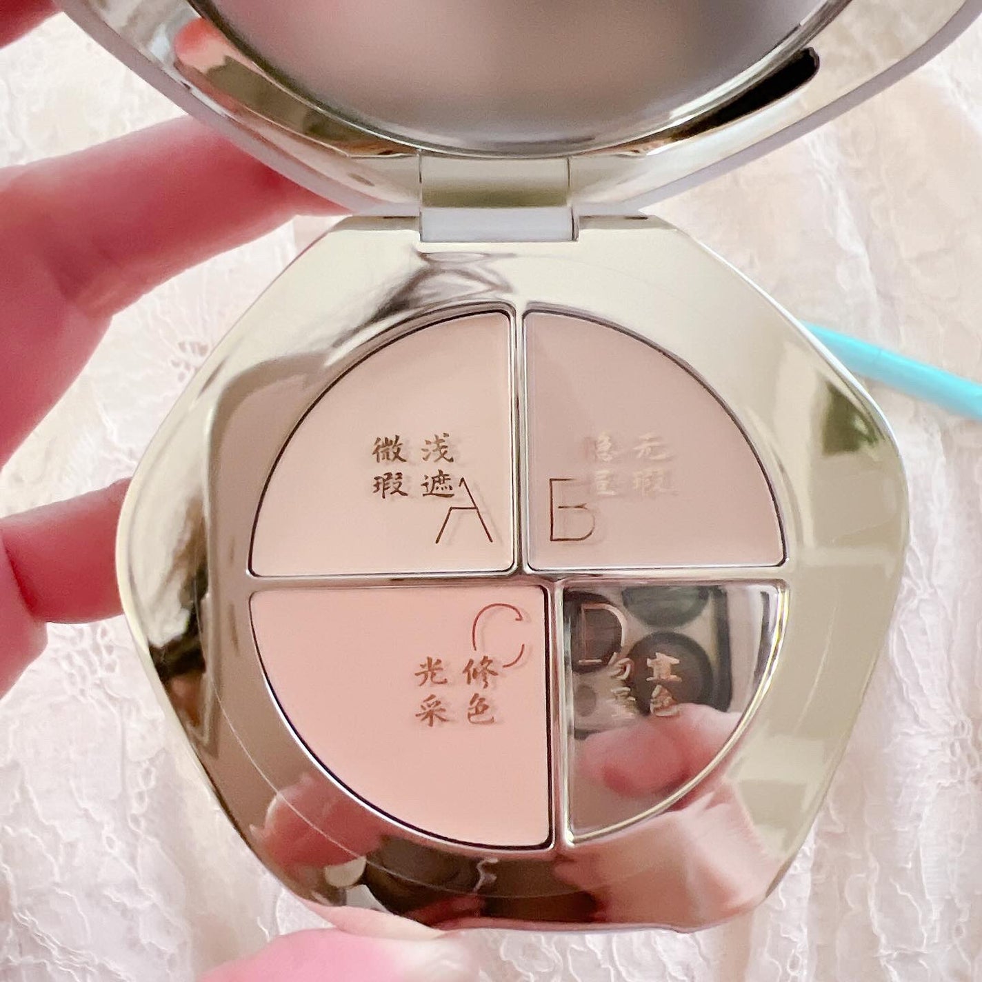 TIMAGE クリーミーコンシーラーパレット/TIMAGE/パレットコンシーラーを使ったクチコミ(3枚目)