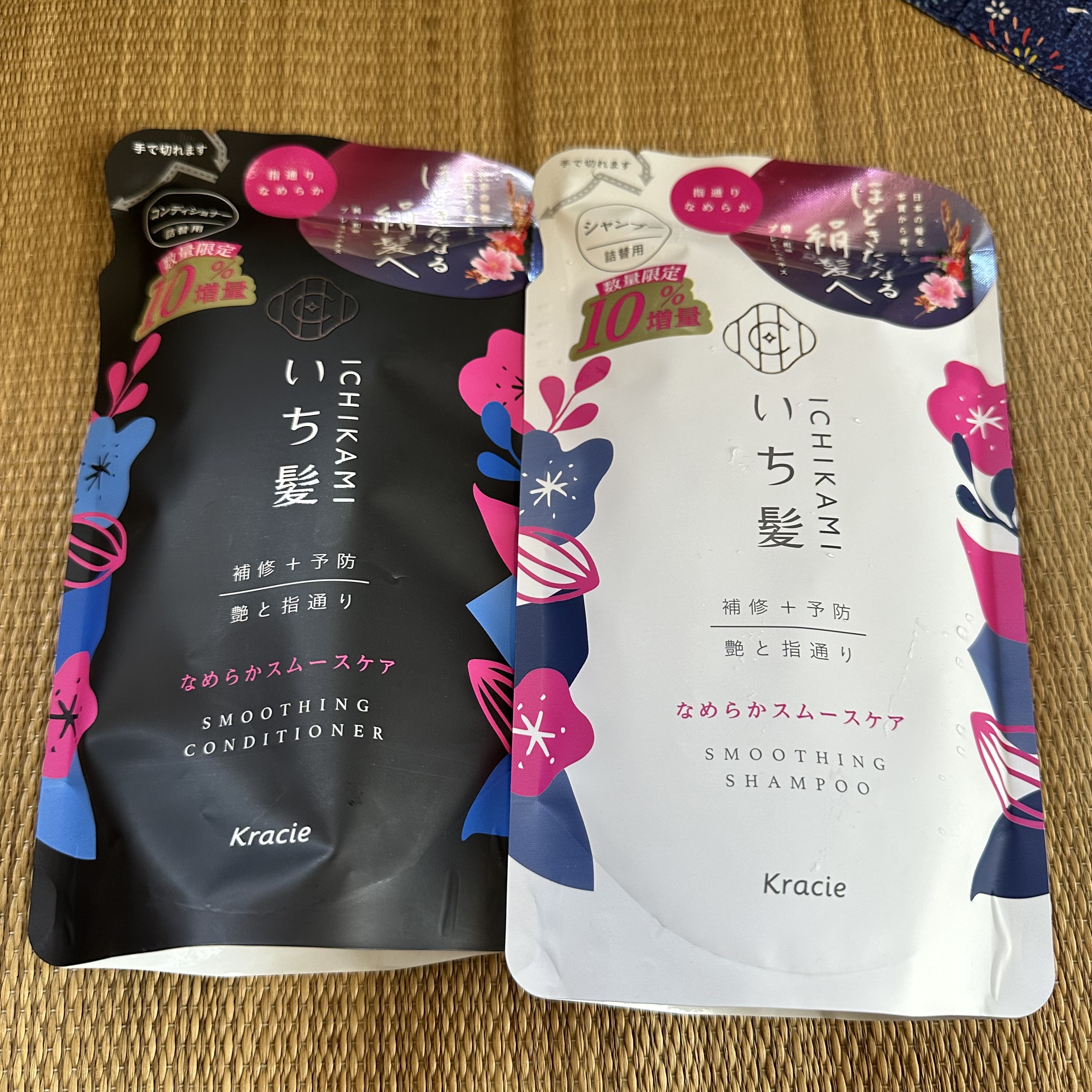 なめらかスムースケア シャンプー／コンディショナー シャンプー詰替用 330ml/いち髪/市販シャンプーを使ったクチコミ（1枚目）