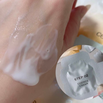 ディープモイスチャー マスク (ケアクリーム付き)/cerXcer/シートマスク・パックを使ったクチコミ(4枚目)