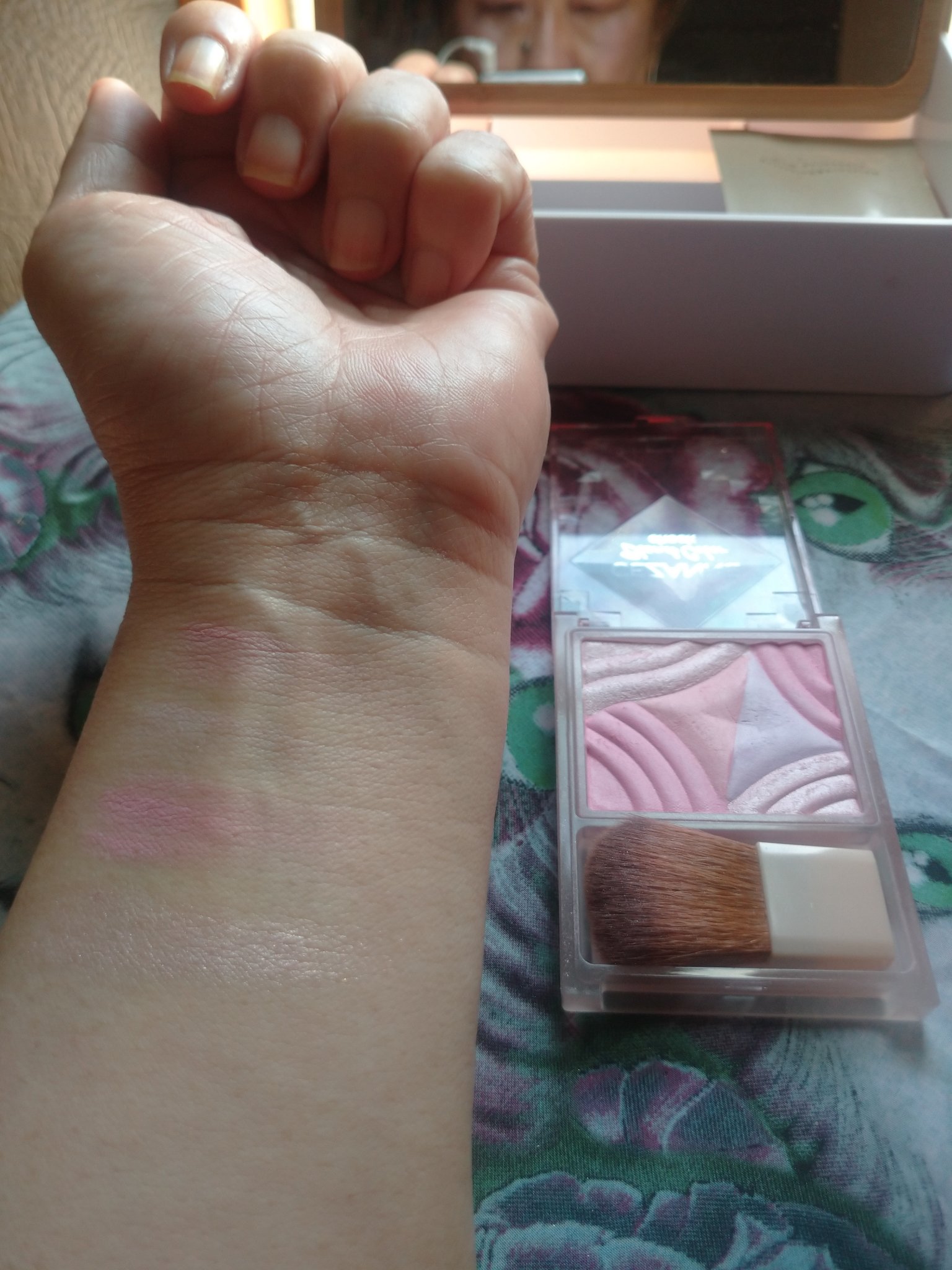 ブレンドカラーチーク/CEZANNE/チークを使ったクチコミ（1枚目）