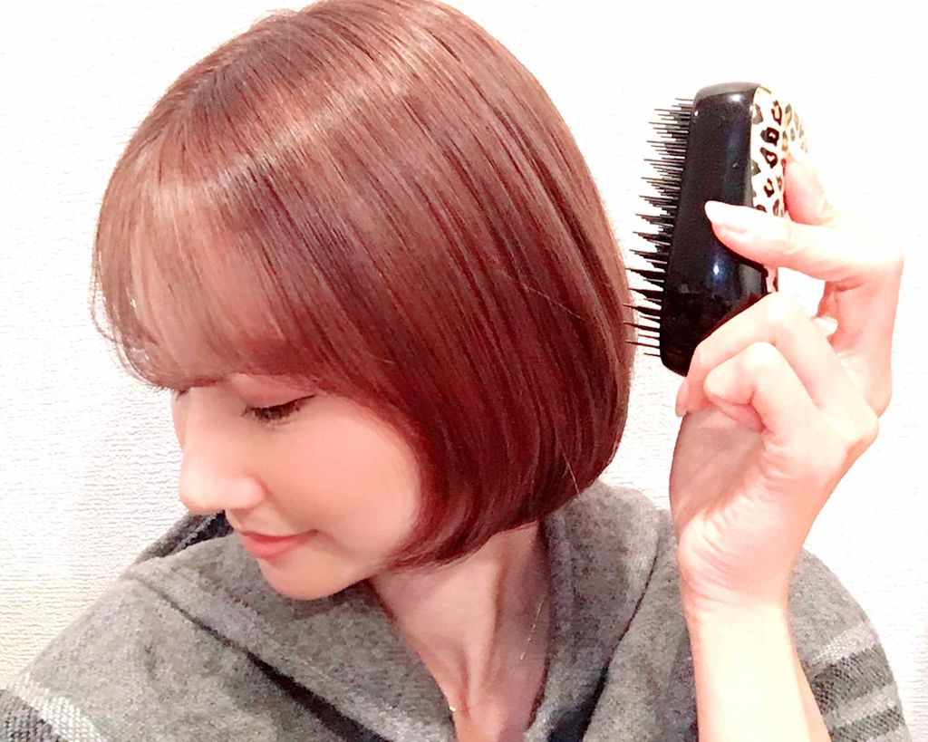 コンパクトスタイラー レオパード/TANGLE TEEZER/ヘアブラシを使ったクチコミ（1枚目）