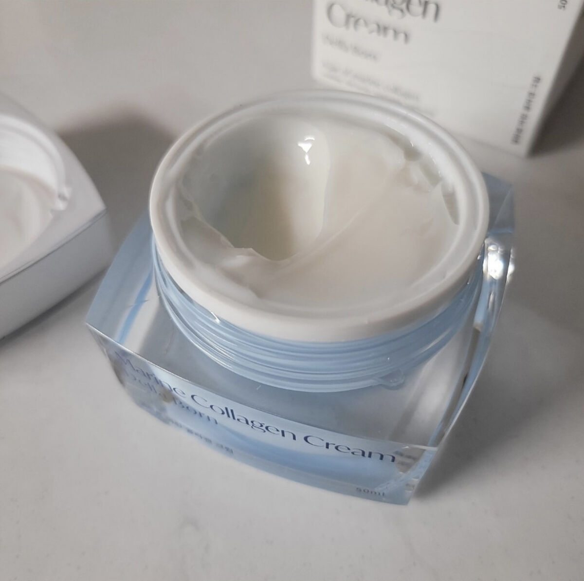 Marine Collagen Cream/dellaborn/フェイスクリームを使ったクチコミ（3枚目）