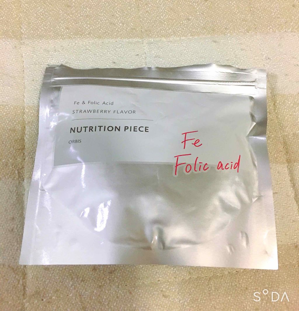 ニュートリションピース 鉄＆葉酸/オルビス/美容サプリメントを使ったクチコミ（1枚目）
