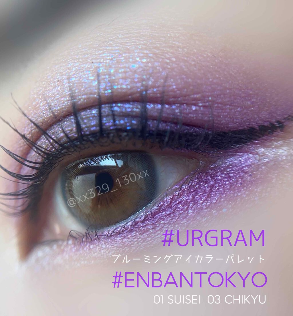 UR GLAM　BLOOMING EYE COLOR PALETTE/U R GLAM/アイシャドウパレットを使ったクチコミ（1枚目）