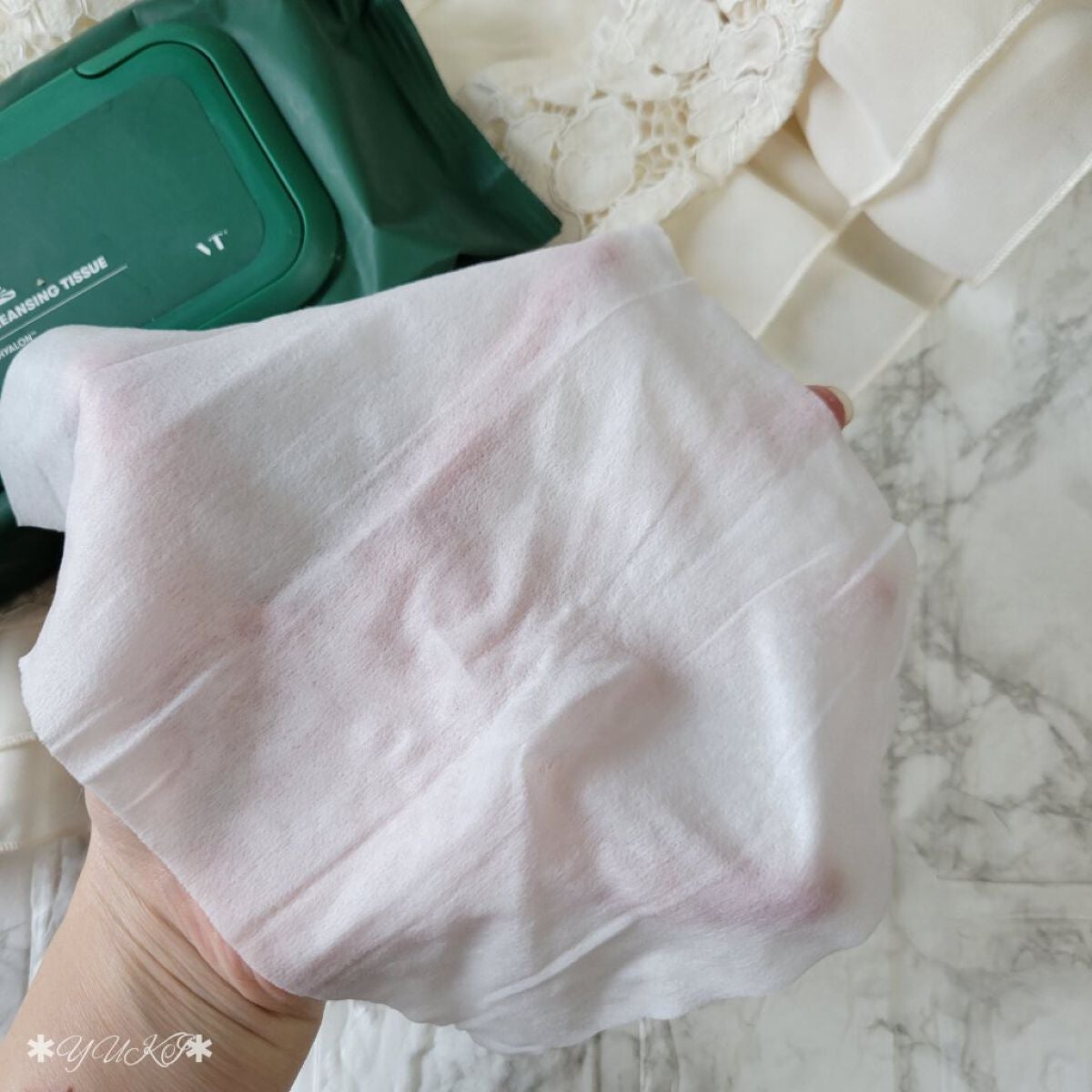 CICA マイルドクレンジングティッシュ/VT/クレンジングシートを使ったクチコミ(5枚目)
