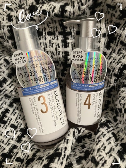 モイスト&ダメージケア アンプルミルク/ボンドプレックス/ヘアミルクを使ったクチコミ(1枚目)
