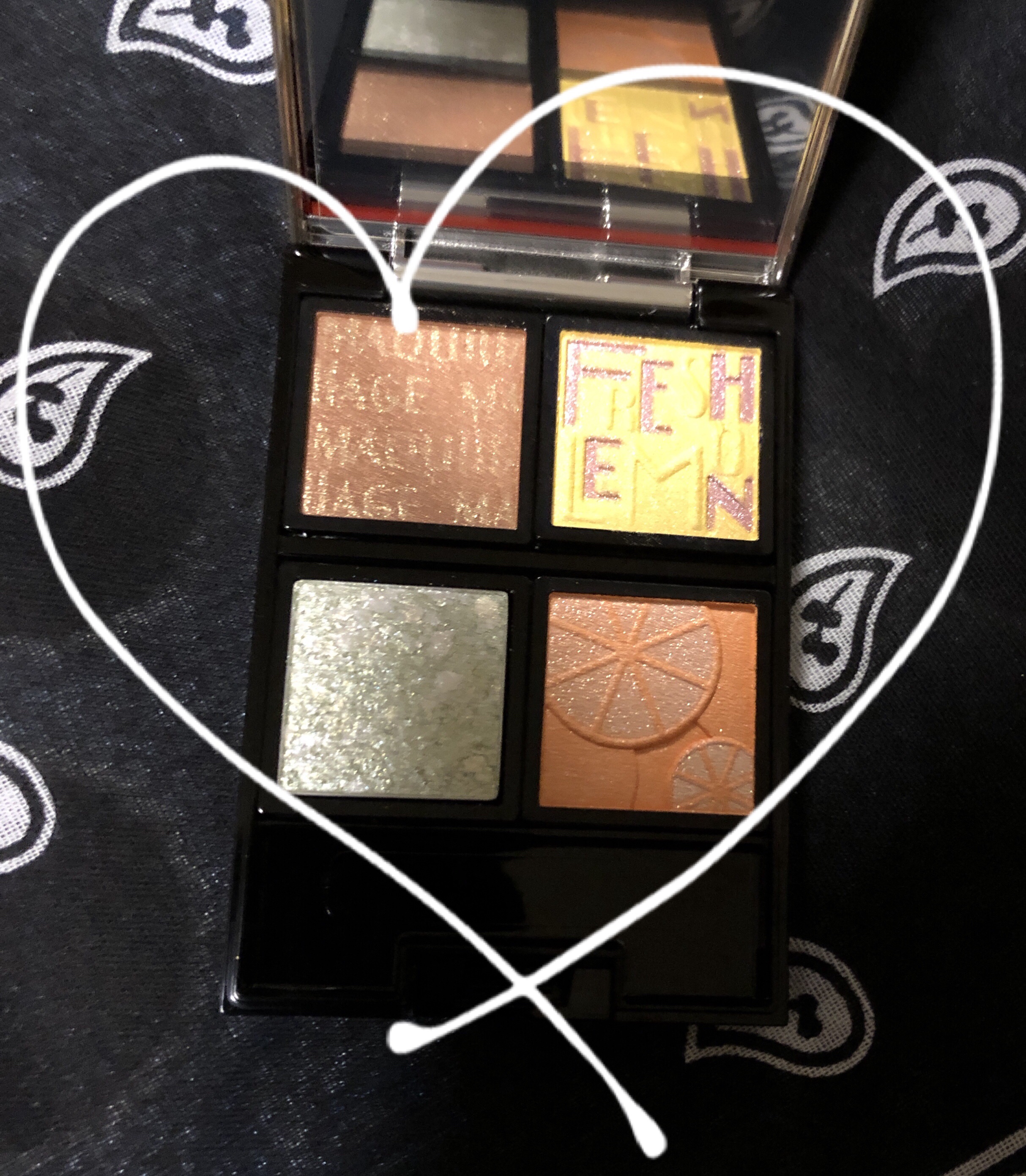 ドラマティックアイカラー (パウダー)/(クリーム) OR531 ショコラオランジュ/マキアージュ/アイシャドウパレットを使ったクチコミ（2枚目）