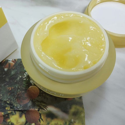 月光ゆず睡眠パック(旧バージョン)/HANYUL(ハンユル)/フェイスクリームを使ったクチコミ(5枚目)