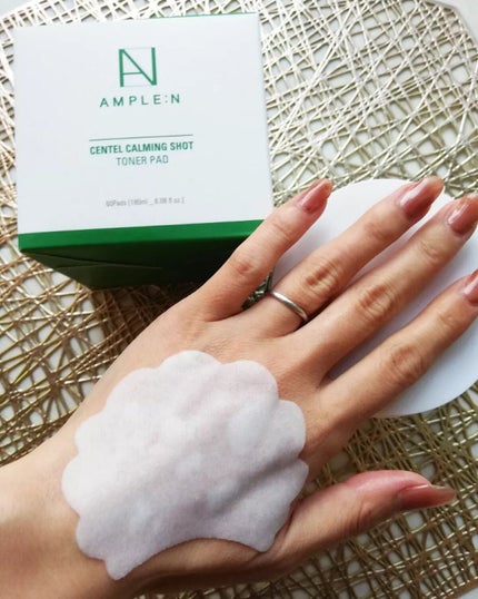 センテルカーミングショットトナーパッド/AMPLE:N/トナーパッドを使ったクチコミ(1枚目)