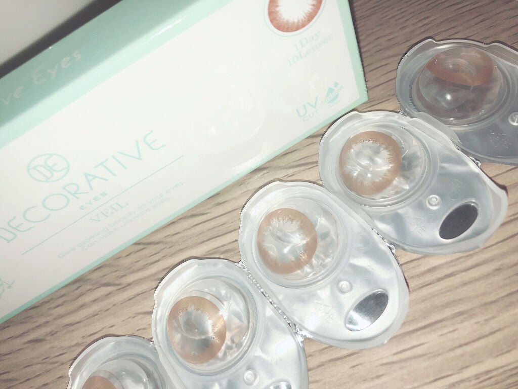 デコラティブアイズ ヴェール/Decorative Eyes/カラーコンタクトレンズを使ったクチコミ(2枚目)