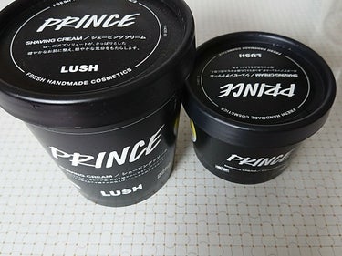 LUSHのシェービングクリーム、もうすぐ使い切りそうなので大きいのをリピートしました！本当は顔用なのですが私は腕と脚に使っています(だから減りが早い)。
ニ○アを駆使しても粉ふきまくりだった剃毛後の腕と