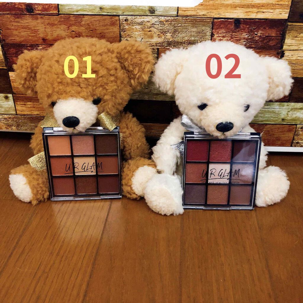 UR GLAM　BLOOMING EYE COLOR PALETTE/U R GLAM/アイシャドウパレットを使ったクチコミ（2枚目）