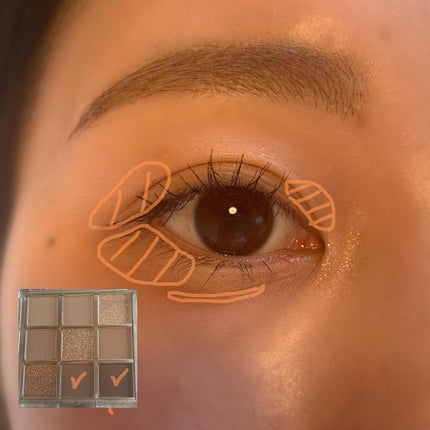 KEYBO FALL IN LOVE SHADOW PALETTE/keybo/アイシャドウパレットを使ったクチコミ(5枚目)