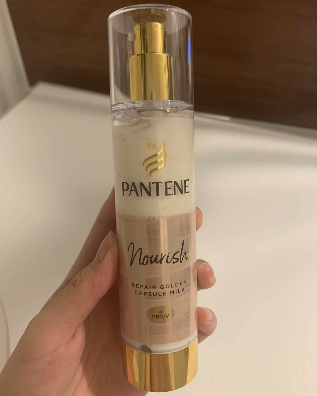 リペアー ゴールデン カプセル ミルク/パンテーン/ヘアミルクを使ったクチコミ（1枚目）