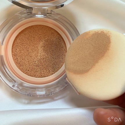 スキンチューンヴィーガンカバークッション/AMUSE/クッションファンデーションを使ったクチコミ(3枚目)
