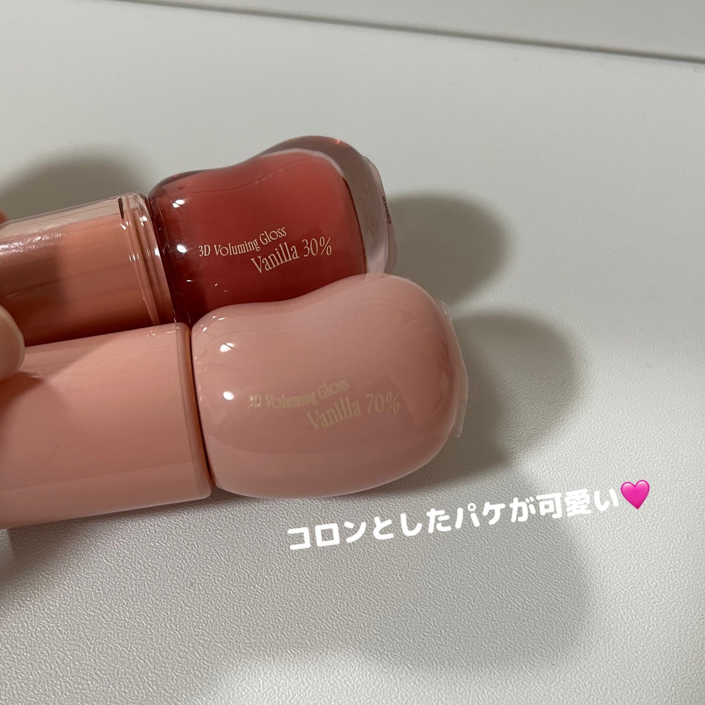 フィー 3Dボリューミンググロス/fwee/リップグロスを使ったクチコミ(2枚目)