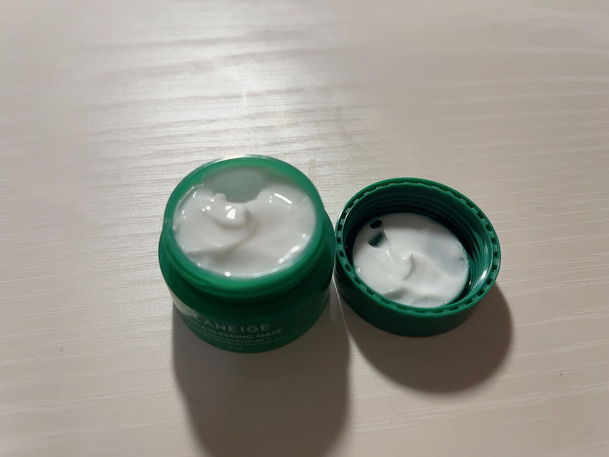 シカスリーピングマスク/LANEIGE/フェイスクリームを使ったクチコミ（2枚目）