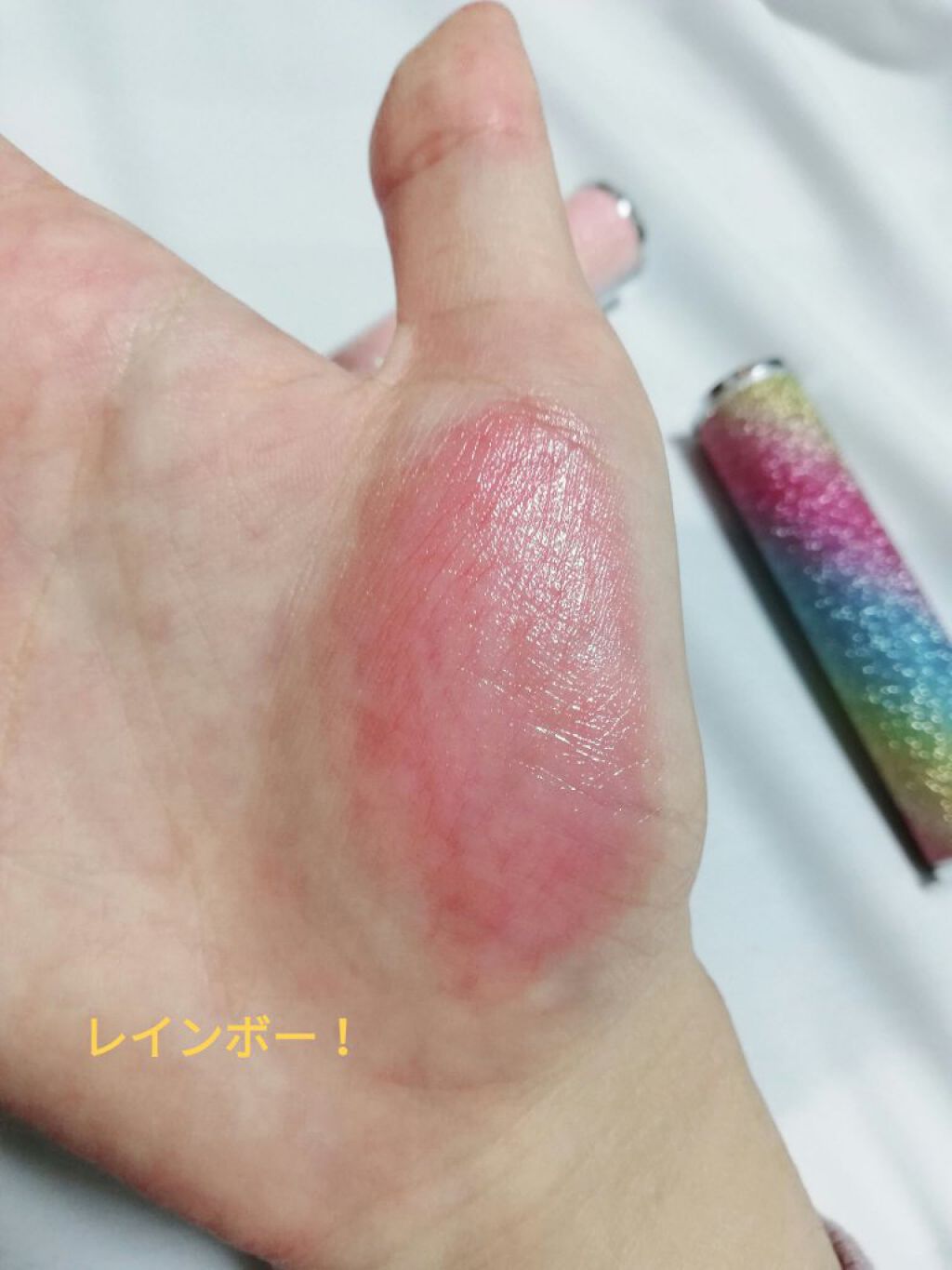 YNM  レインボーハニーリップバーム/YNM/リップバームを使ったクチコミ（3枚目）