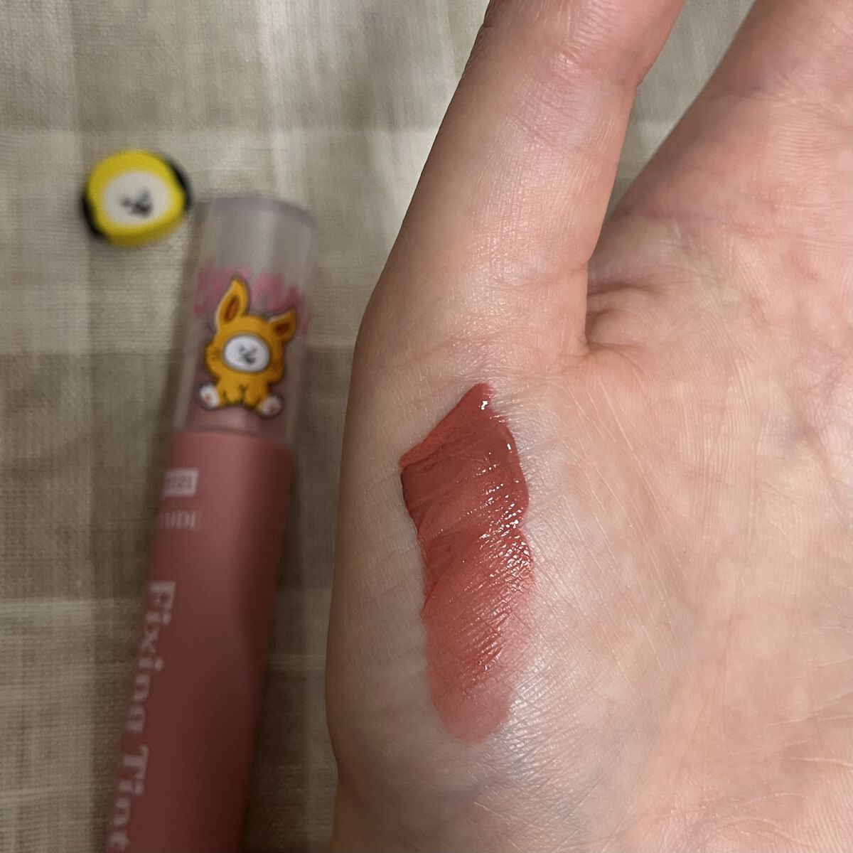 フィクシングティント ミッドナイトCHIMMY/ETUDE/リップティントを使ったクチコミ（3枚目）