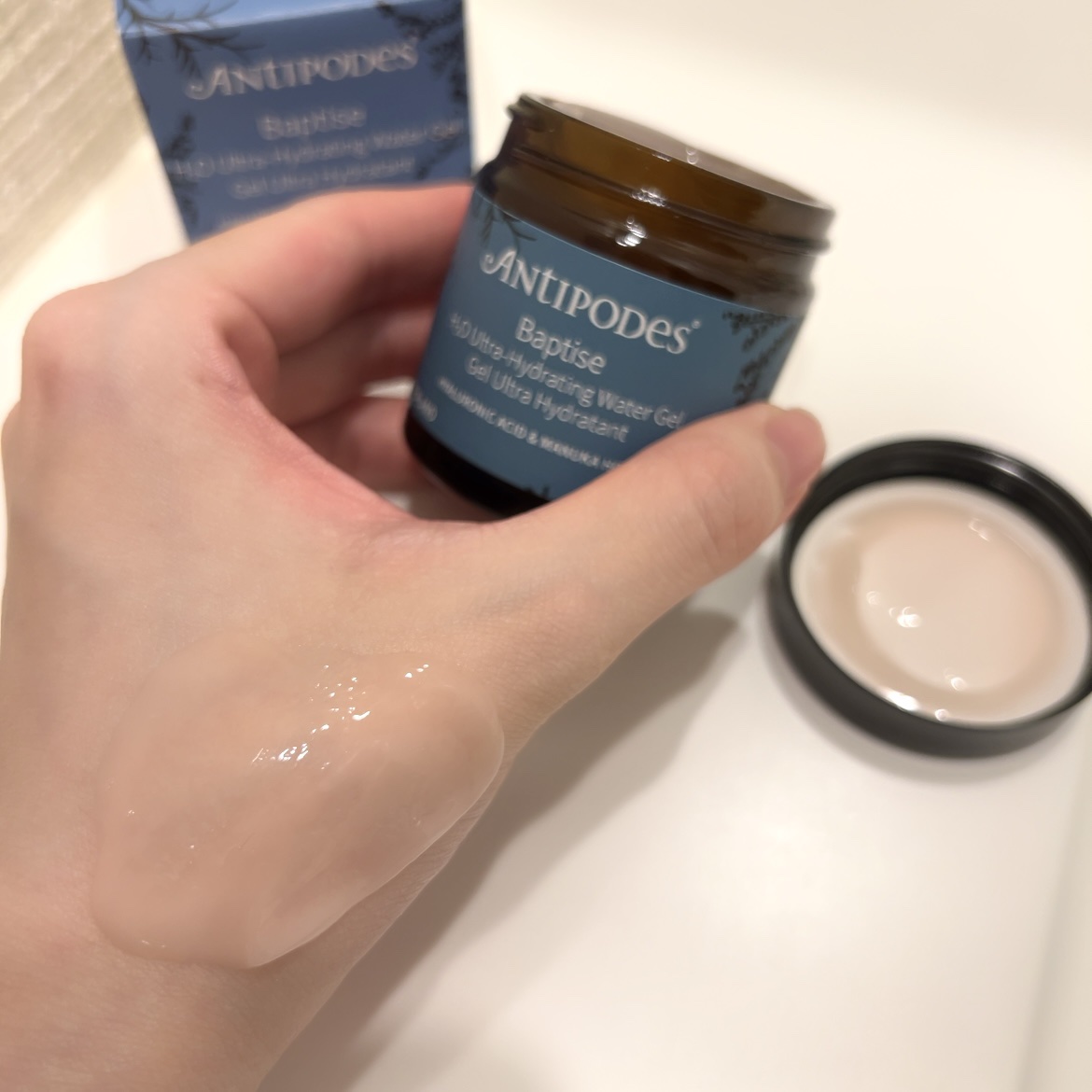 バプタイズ H2Oウルトラ ハイドレーティング ウォータージェル/Antipodes/フェイスクリームを使ったクチコミ（3枚目）