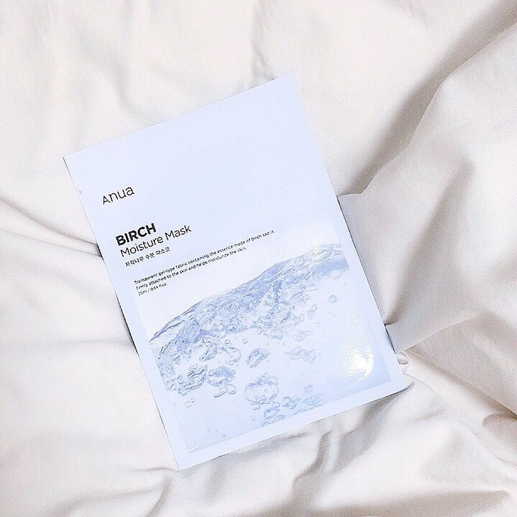 シラカバモイスチャーマスクパック/Anua/シートマスク・パックを使ったクチコミ（1枚目）