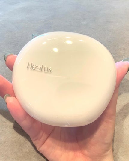 ブリージンググロークッション/Healus/クッションファンデーションを使ったクチコミ(3枚目)