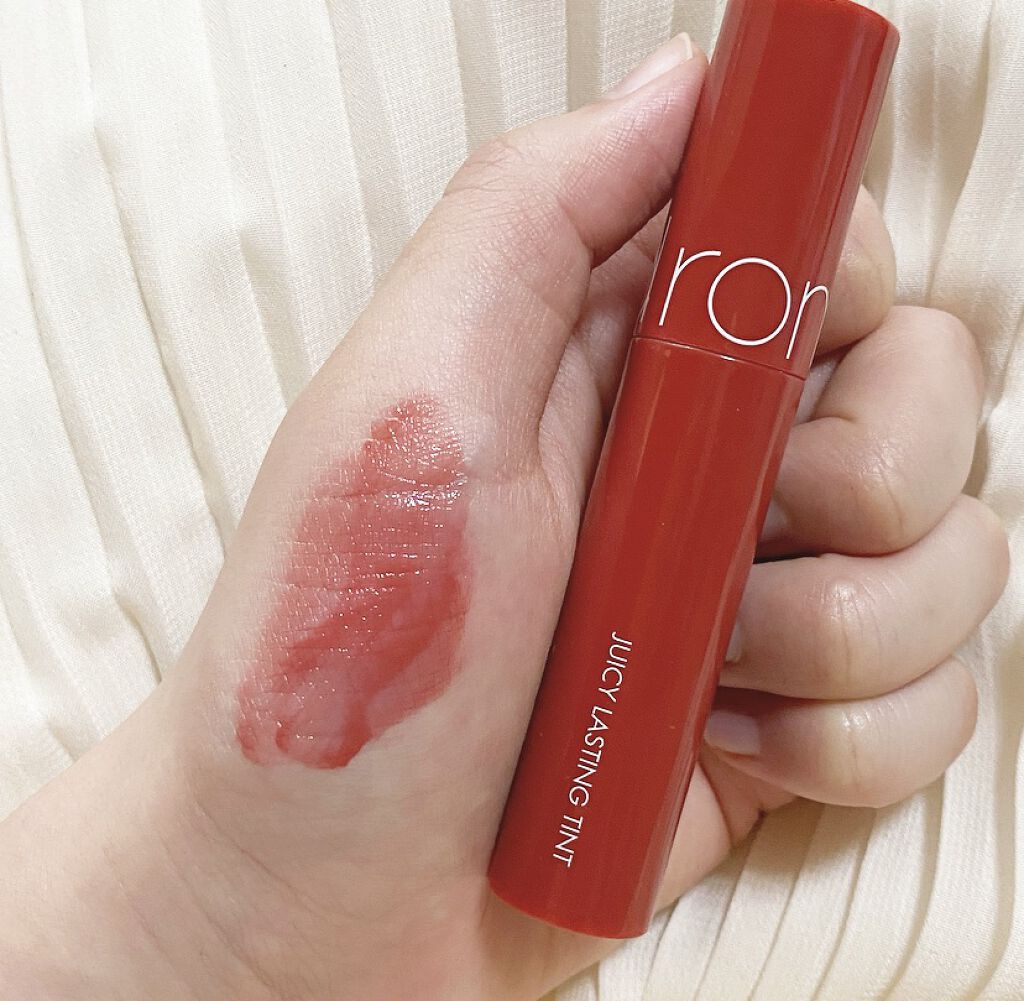ジューシーラスティングティント/rom&nd/リップティントを使ったクチコミ（1枚目）