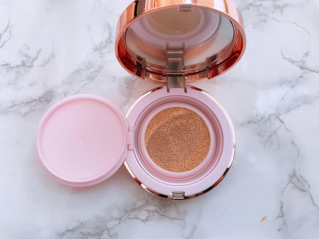 ピンクティーツリーカバークッション/APLIN/クッションファンデーションを使ったクチコミ(3枚目)