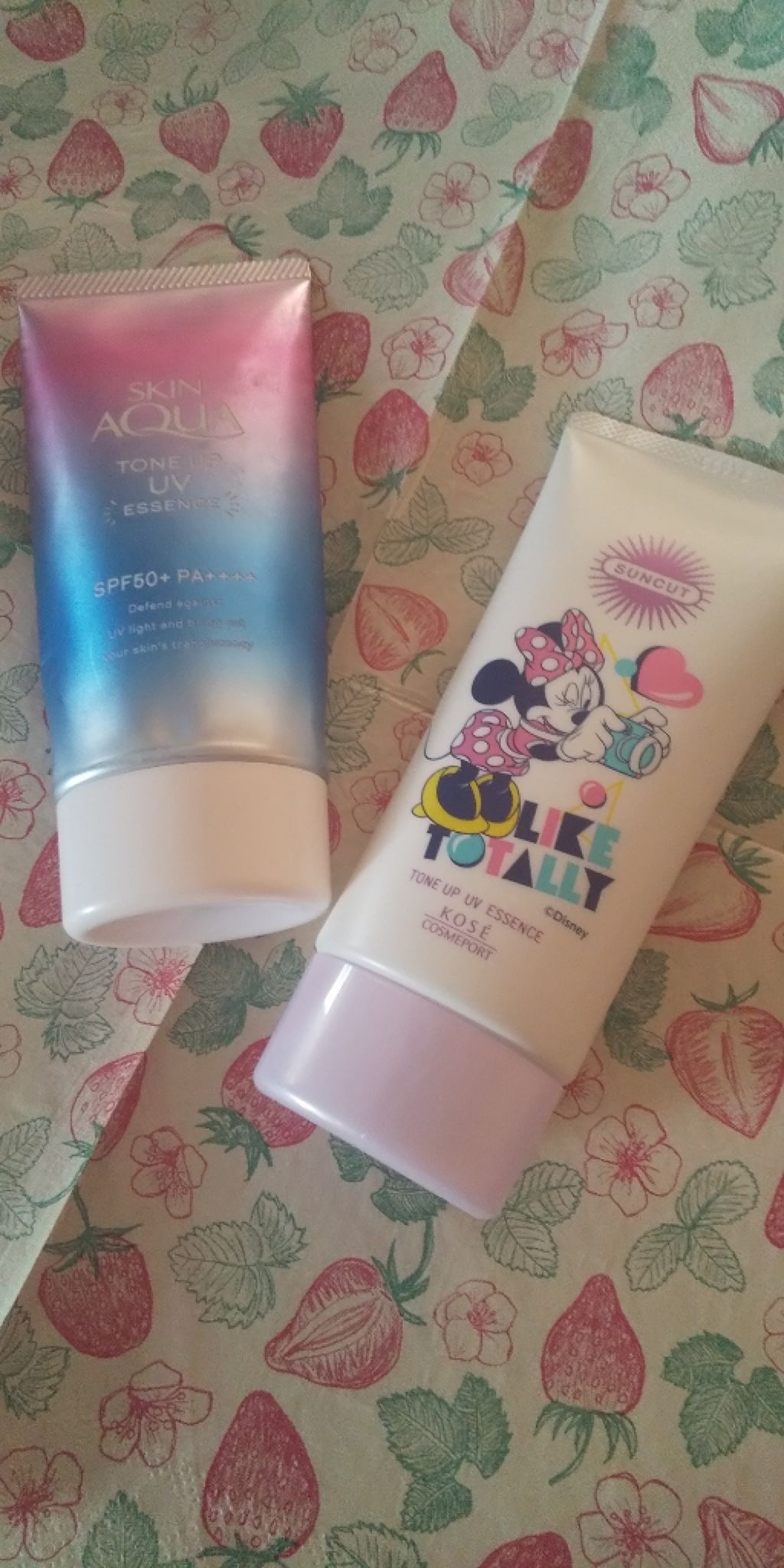 トーンアップUV エッセンス/サンカット®/日焼け止めローションを使ったクチコミ（1枚目）