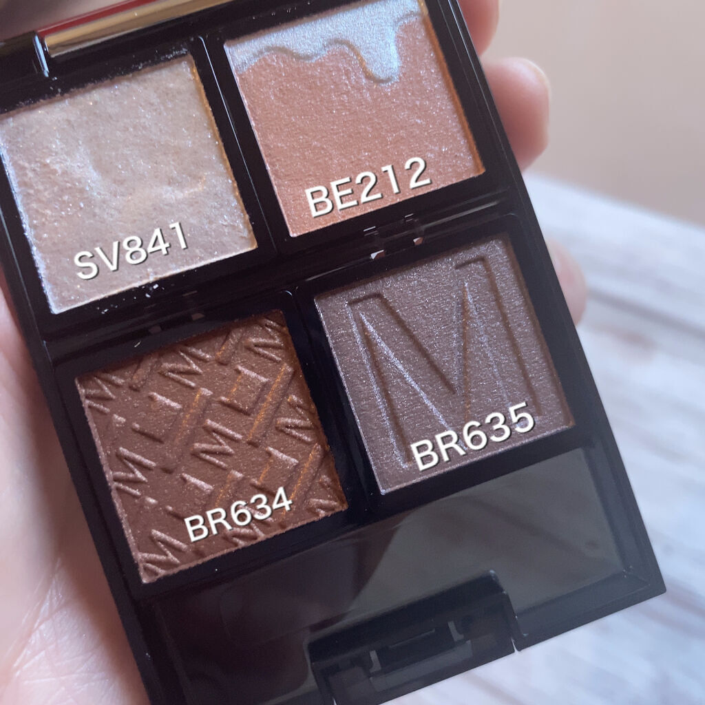 ドラマティックアイカラー (パウダー)/(クリーム) BR634 モカトリュフ/マキアージュ/アイシャドウパレットを使ったクチコミ（3枚目）