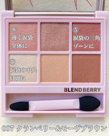 オーラクリエイション/BLEND BERRY/パウダーアイシャドウを使ったクチコミ（3枚目）