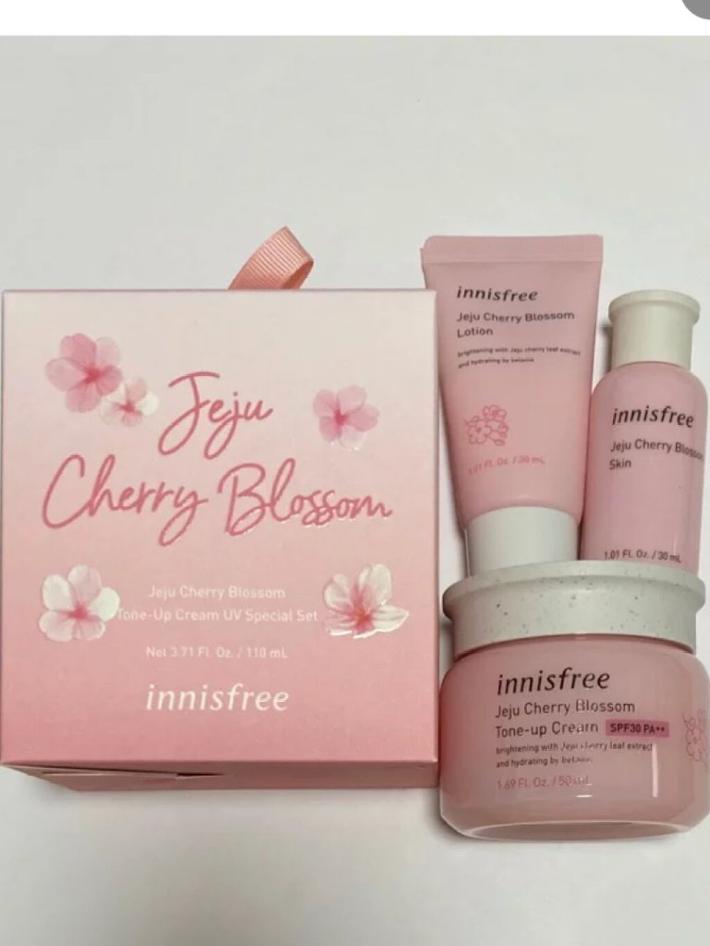 チェリーブロッサム トーンアップ クリーム UV/innisfree/フェイスクリームを使ったクチコミ（1枚目）