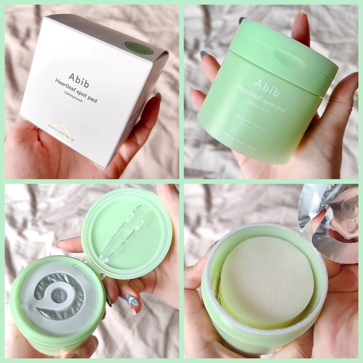 ドクダミカーミングタッチスポットパッド/Abib /トナーパッドを使ったクチコミ(3枚目)