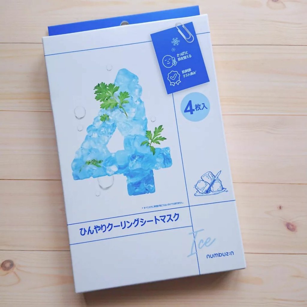 4番 ひんやりクーリングシートマスク/numbuzin/シートマスク・パックを使ったクチコミ（1枚目）