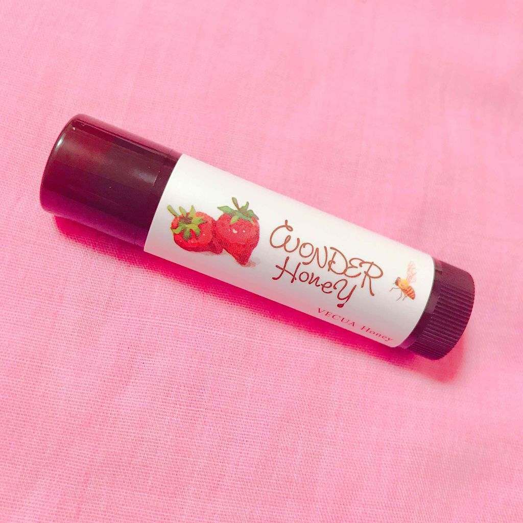 ワンダーハニー 色づくジューシー蜜リップ/VECUA Honey/リップクリームを使ったクチコミ（1枚目）