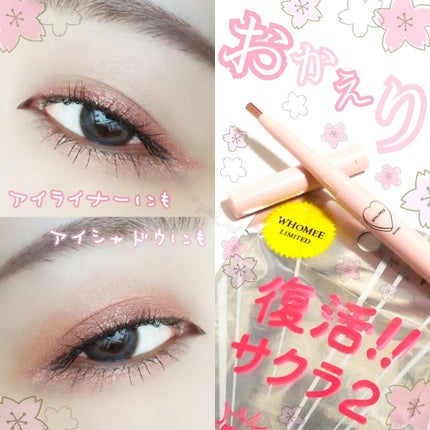 マルチライナー /WHOMEE/ペンシルアイライナーを使ったクチコミ(1枚目)