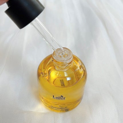 パフュームヘアオイル オスマンサス/La'dor/ヘアオイルを使ったクチコミ(2枚目)