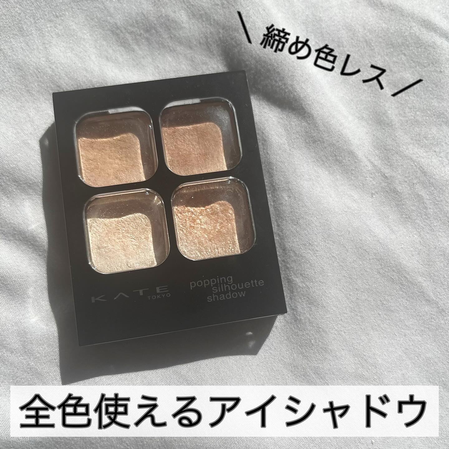ケイト ポッピングシルエットシャドウ/KATE/アイシャドウパレットを使ったクチコミ（1枚目）