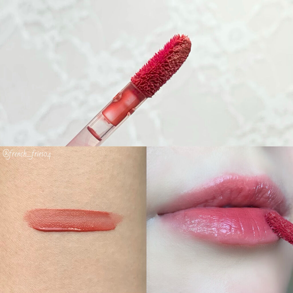 ジューシーラスティングティント/rom&nd/リップティントを使ったクチコミ（2枚目）