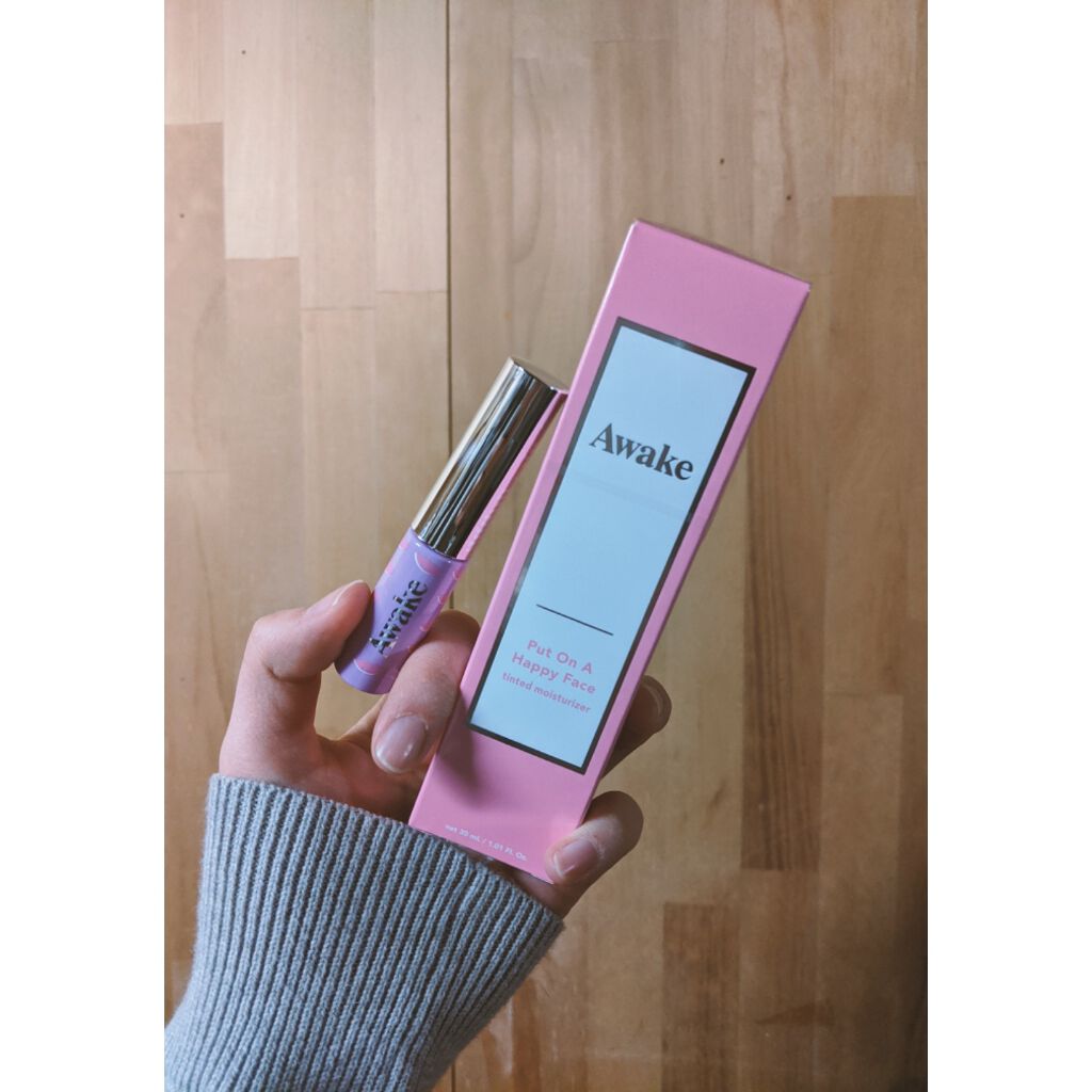 プットオンアハッピーフェイス ティンティド モイスチュアライザー/Awake/CCクリームを使ったクチコミ（1枚目）