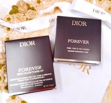 ディオールスキン フォーエヴァー トーンアップ グロウ クッション（リフィル）/Dior/ベースメイクを使ったクチコミ（2枚目）