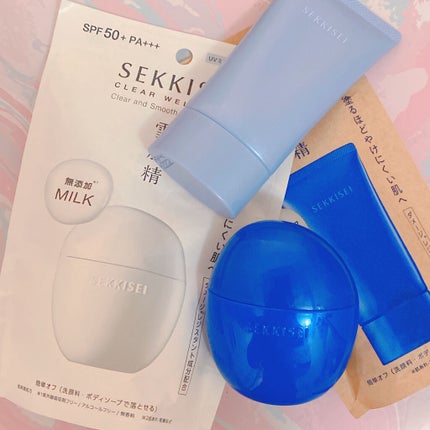 クリアウェルネス UV ディフェンス ミルク/雪肌精/日焼け止めミルクを使ったクチコミ(1枚目)