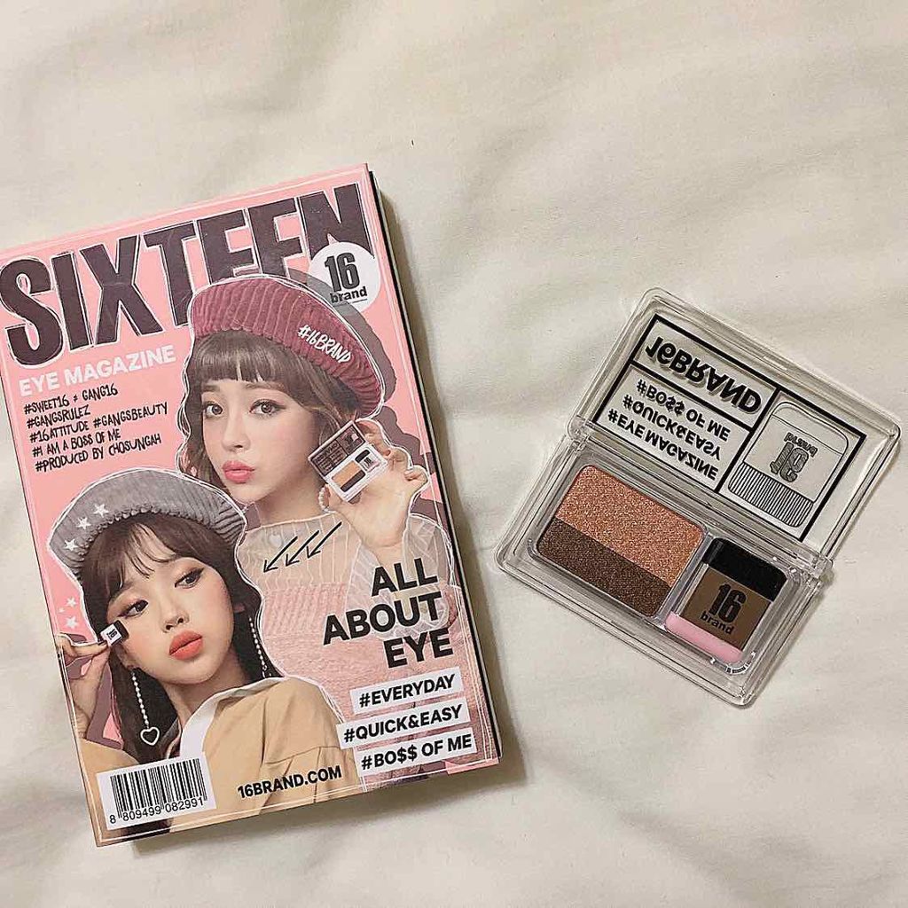16 EYE MAGAZINE/16BRAND/アイシャドウパレットを使ったクチコミ（1枚目）