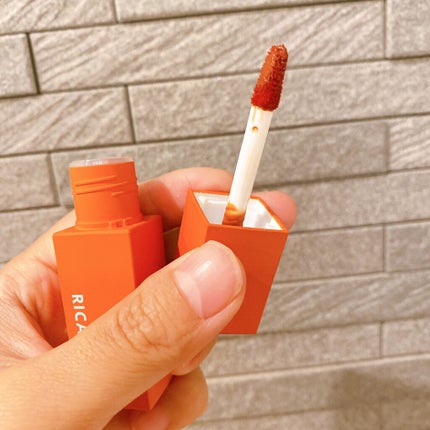 ジューシーリブティント 01 オランジェット/RICAFROSH/リップティントを使ったクチコミ(2枚目)