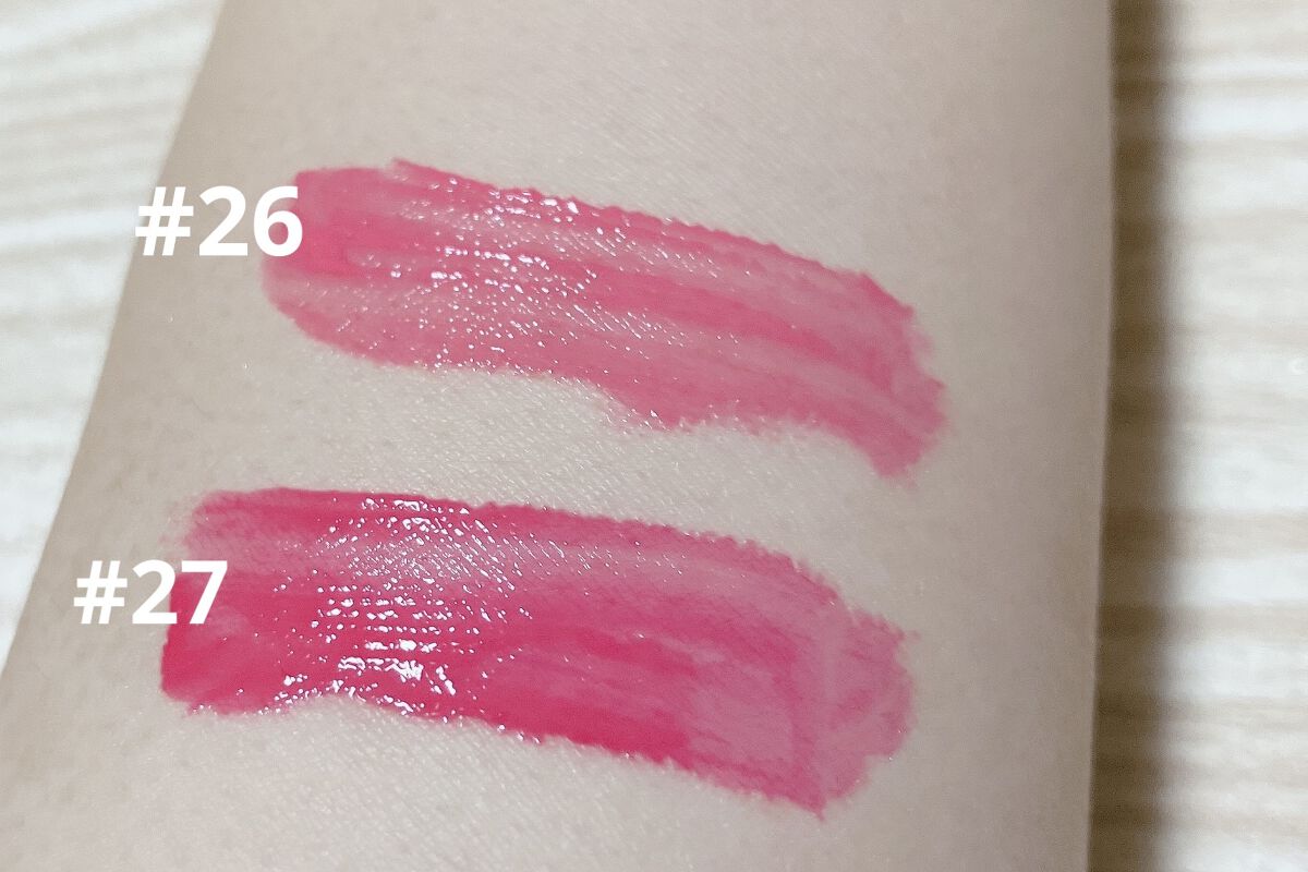 ジューシーラスティングティント/rom&nd/リップティントを使ったクチコミ（2枚目）