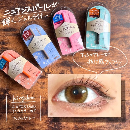 ニュアンスジェルアイライナーWP/キングダム/ジェルアイライナーを使ったクチコミ(1枚目)