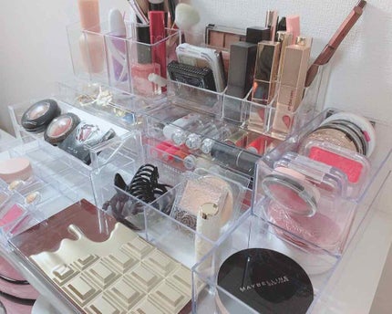 3段式クリアーケース/DAISO/その他化粧小物を使ったクチコミ(4枚目)