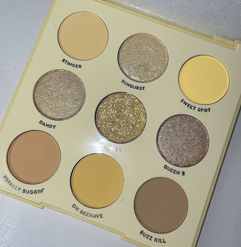 UH-HUH Honey/ColourPop/アイシャドウパレットを使ったクチコミ（3枚目）