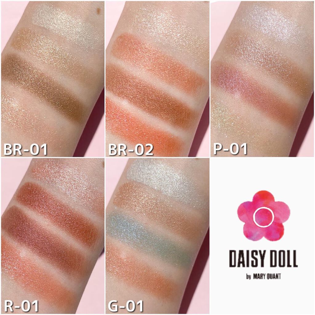 デイジードール アイカラー パレット/DAISY DOLL by MARY QUANT/アイシャドウパレットを使ったクチコミ(6枚目)