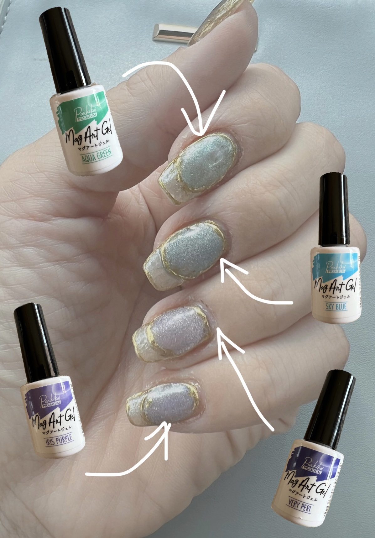 パル カラージェル/キャンドゥ/ジェルネイルを使ったクチコミ（3枚目）